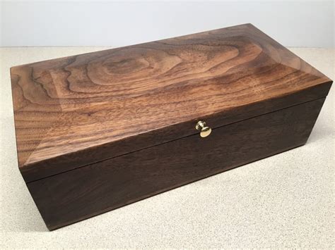 walnut box metal|walnut box with lid.